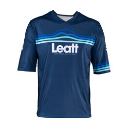 LEATT Cycling short sleeve jersey - MTB ENDURO 3.0 - blue