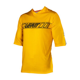 LEATT Cycling short sleeve jersey - MTB ENDURO 3.0 - yellow
