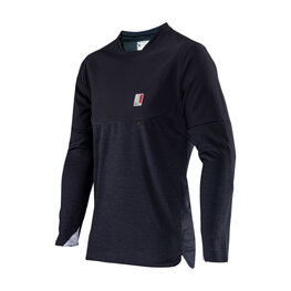 LEATT Cycling summer long sleeve jersey - MTB ALL MOUNTAIN 5.0 - black