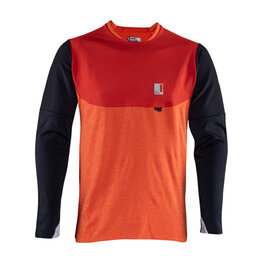 LEATT Cycling summer long sleeve jersey - MTB ALL MOUNTAIN 5.0 - red
