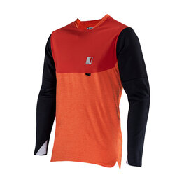 LEATT Cycling summer long sleeve jersey - MTB ALL MOUNTAIN 5.0 - red