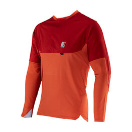 LEATT Cycling summer long sleeve jersey - MTB ALL MOUNTAIN 4.0 - red