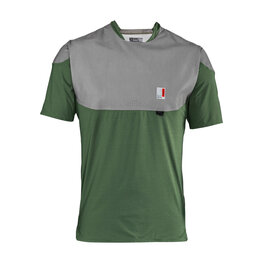 LEATT Cycling short sleeve jersey - MTB ALLMOUNTAIN 3.0 - green/grey