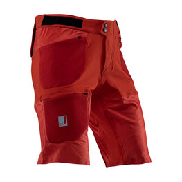 LEATT Cycling shorts without bib - MTB ALLMOUNTAIN 3.0 - red