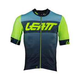 LEATT Cycling short sleeve jersey - MTB ENDURANCE 6.0 - green/blue