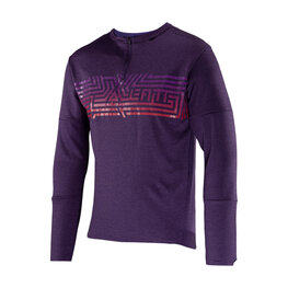 LEATT Cycling winter long sleeve jersey - MTB TRAIL 4.0 - purple