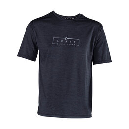 LEATT Cycling short sleeve jersey - MTB TRAIL 1.0 - black