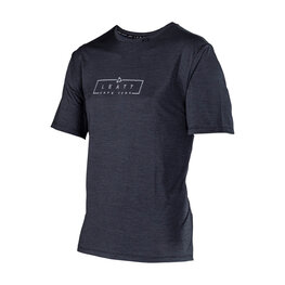 LEATT Cycling short sleeve jersey - MTB TRAIL 1.0 - black