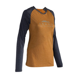 LEATT Cycling summer long sleeve jersey - MTB ALL MOUNTAIN 3.0 W - brown