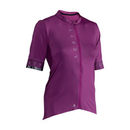 LEATT Cycling short sleeve jersey - MTB ENDURANCE 5.0 W - purple