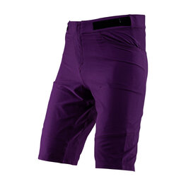 LEATT Cycling shorts without bib - MTB TRAIL 3.0 - purple
