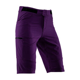 LEATT Cycling shorts without bib - MTB TRAIL 3.0 - purple