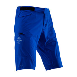 LEATT Cycling shorts without bib - MTB TRAIL 2.0 - blue