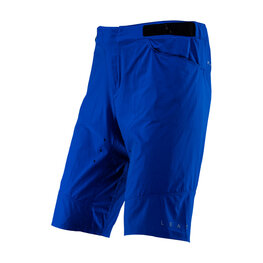 LEATT Cycling shorts without bib - MTB TRAIL 2.0 - blue