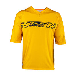 LEATT Cycling short sleeve jersey - MTB ENDURO 3.0 JUNIOR - yellow