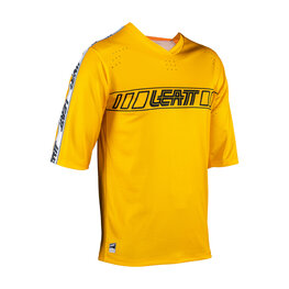 LEATT Cycling short sleeve jersey - MTB ENDURO 3.0 JUNIOR - yellow