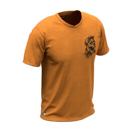 LEATT Cycling short sleeve jersey - MTB ALLMOUNTAIN 2.0 JUNIOR - brown