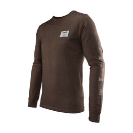LEATT Cycling long sleeve t-shirt - CORE - brown