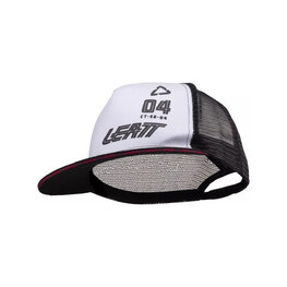 LEATT Cycling hat - TRUCKER - black/white