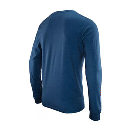 LEATT Cycling long sleeve t-shirt - CORE LONG - blue