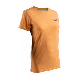 LEATT Cycling short sleeve t-shirt - CORE W - brown