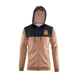 LEATT hoodie - PREMIUM - brown/black
