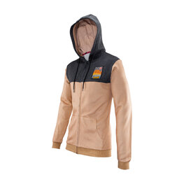 LEATT hoodie - PREMIUM - brown/black