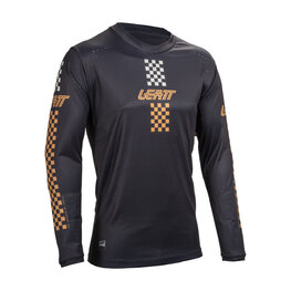 LEATT Cycling summer long sleeve jersey - MTB ENDURO 4.0 - black