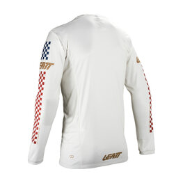 LEATT Cycling summer long sleeve jersey - MTB ENDURO 4.0 - white