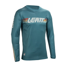 LEATT Cycling summer long sleeve jersey - MTB ENDURO 4.0 - blue