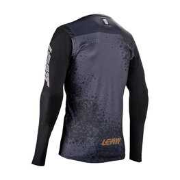 LEATT Cycling summer long sleeve jersey - MTB GRAVITY 5.0 - black