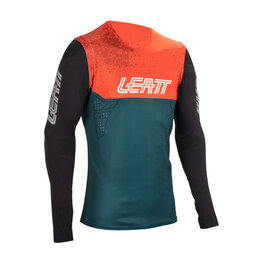 LEATT Cycling summer long sleeve jersey - MTB GRAVITY 5.0 - multicolour