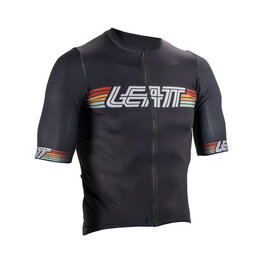 LEATT Cycling short sleeve jersey - MTB ENDURANCE 6.0 - black