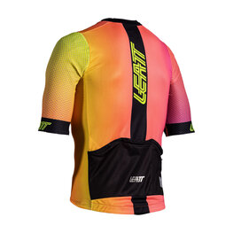 LEATT Cycling short sleeve jersey - MTB ENDURANCE 6.0 - orange/yellow