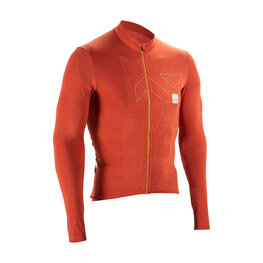 LEATT Cycling summer long sleeve jersey - MTB ENDURANCE 4.0 - red