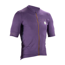 LEATT Cycling short sleeve jersey - MTB ENDURANCE 5.0 - purple