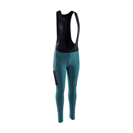LEATT Cycling long bib trousers - MTB ENDURANCE 4.0 - blue