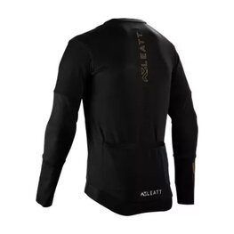 LEATT Cycling winter long sleeve jersey - MTB TRAIL 4.0 - black