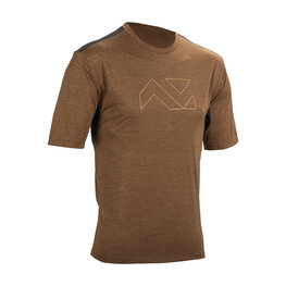 LEATT Cycling short sleeve jersey - MTB TRAIL 1.0 - brown