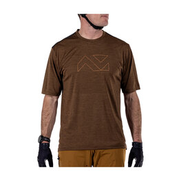 LEATT Cycling short sleeve jersey - MTB TRAIL 1.0 - brown