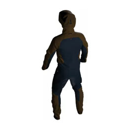 LEATT Cycling skinsuit - MONO SUIT MTB HYDRADRI 5.0 - brown/black