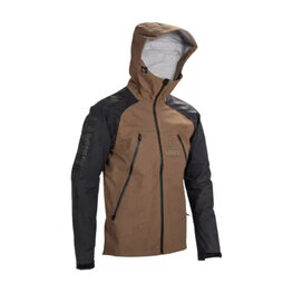 LEATT waterproof jacket - MTB HYDRADRI 5.0 - brown