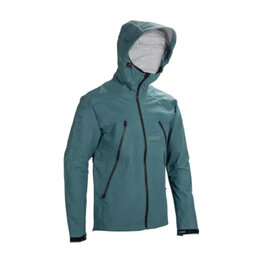 LEATT waterproof jacket - MTB HYDRADRI 5.0 - turquoise