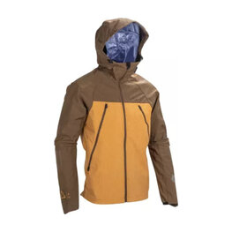 LEATT waterproof jacket - MTB HYDRADRI 4.0 - brown