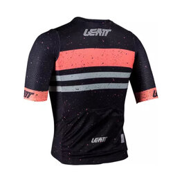 LEATT Cycling short sleeve jersey - MTB ENDURANCE 6.0 W - black