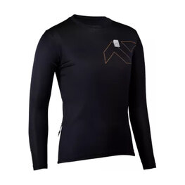 LEATT Cycling summer long sleeve jersey - MTB TRAIL 3.0 W - black