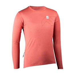 LEATT Cycling summer long sleeve jersey - MTB TRAIL 3.0 W - red