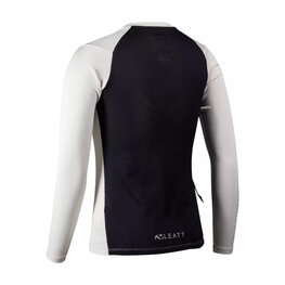 LEATT Cycling summer long sleeve jersey - MTB TRAIL 3.0 W - white/black