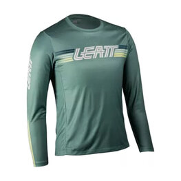 LEATT Cycling summer long sleeve jersey - MTB ENDURO 4.0 W - green