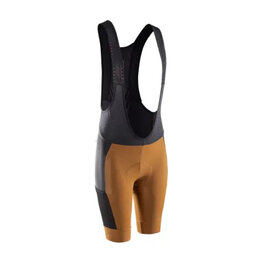 LEATT Cycling bib shorts - BIB MTB ENDURANCE 5.0 W - brown/black
